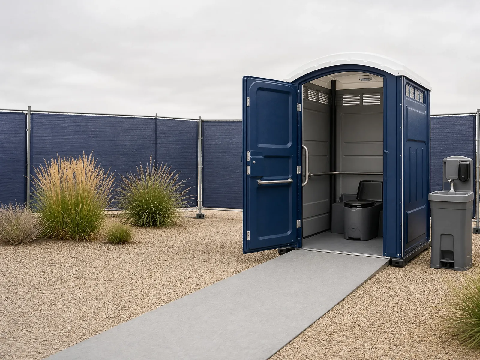 Jobsite Restrooms That Keep Crews Moving portable sanitation setup